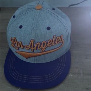 Los Angeles Gray and Purple Cap